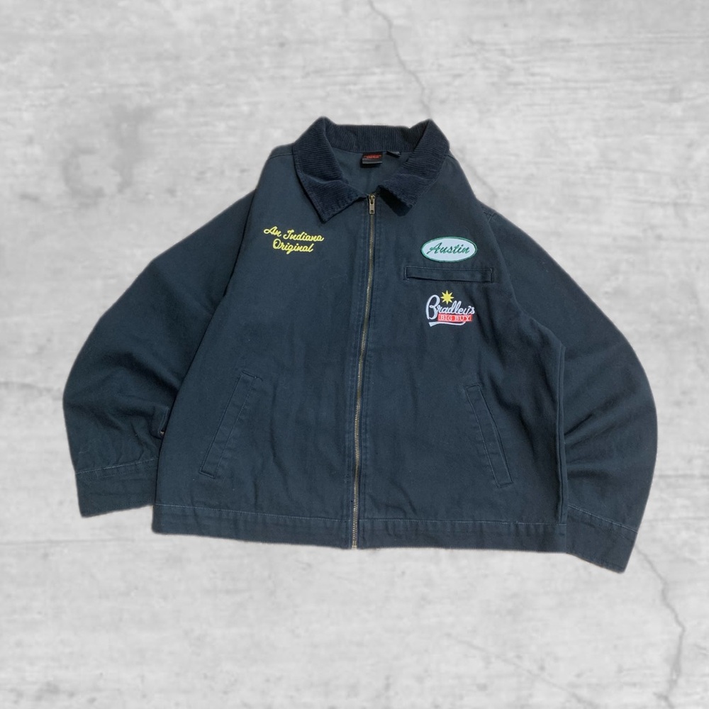 Men's Stranger Things Bradley's Workwear Jacket - Black/Blue
